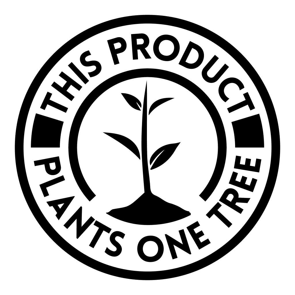 This product plants one tree logo.