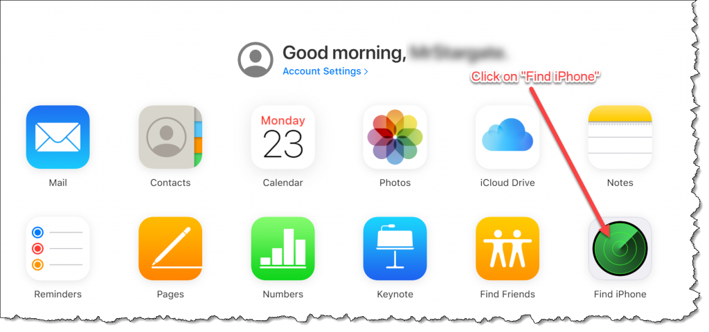 The good morning app on an iPhone allows users to remove their iPhone from iCloud. Users can also sell or trade their iPhones using this app.